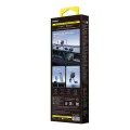 Стойка за кола PrimeTrip C03s Pro (C0013B01) - Baseus - магнитна, за табло, Type-C, регулируема - Черно