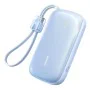 Външна батерия EnerFill FC21 Qpow 3 Ultra (E0027M03) - Baseus - с отделящ се кабел, 20000mAh, 22.5W - Галактическо синьо
