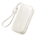 Външна батерия EnerFill FC21 Qpow 3 Ultra (E0027M01) - Baseus - с отделящ се кабел, 20000mAh, 22.5W - Естествен титан
