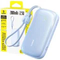 Външна батерия EnerFill FC21 Qpow 3 Ultra (E0027L03) - Baseus - с отделящ се кабел, 10000mAh, 22.5W - Галактическо синьо