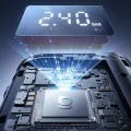 Компресор за кола GoTrip VA1 Super Mini (C0119501) - Baseus - безжичен, дисплей, автоматично спиране, 82W - Космическо черно
