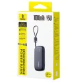 Външна батерия EnerFill FC21 Qpow 3 Ultra (E0027Q00) - Baseus - с отделящ се кабел, 10000mAh, 45W - Космическо черно