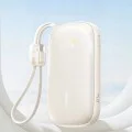 Външна батерия EnerFill FC21 Qpow 3 Ultra (E0027P01) - Baseus - с отделящ се кабел, 20000mAh, 45W - Естествен титан