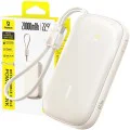 Външна батерия EnerFill FC21 Qpow 3 Ultra (E0027P01) - Baseus - с отделящ се кабел, 20000mAh, 45W - Естествен титан