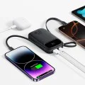 Външна батерия Baseus EnerFill FC31 (P10082106123-00) - USB, Type-C, с кабел, 22.5W, 10000mAh - Черна