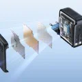 Зарядно за стена EnerCore CJ21 (E0121D00) - Baseus - с два прибиращи се Type-C кабела, 67W, 80см - Космическо черно