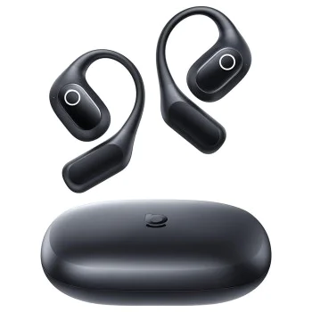 Безжични слушалки Baseus Eli 2i Fit (A0102604) - Open-Ear дизайн, Bluetooth 6.0, AI ENC, 600mAh - Черни