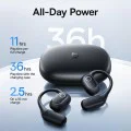 Безжични слушалки Baseus Eli 2i Fit (A0102604) - Open-Ear дизайн, Bluetooth 6.0, AI ENC, 600mAh - Черни