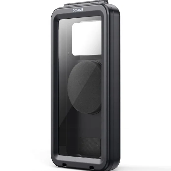 Водоустойчив калъф PrimeTrip VB1 RainShield (C0013D01) - Baseus - за магнитна стойка за колело, 6.9 - Черно