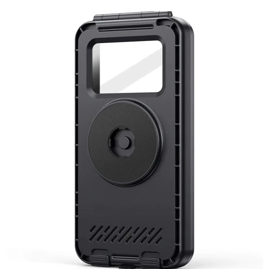 Водоустойчив калъф PrimeTrip VB1 RainShield (C0013D01) - Baseus - за магнитна стойка за колело, 6.9 - Черно