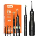 Комплект електрическа четка Bitvae E11 + Иригатор F5020E - Ултразвукова - Черен