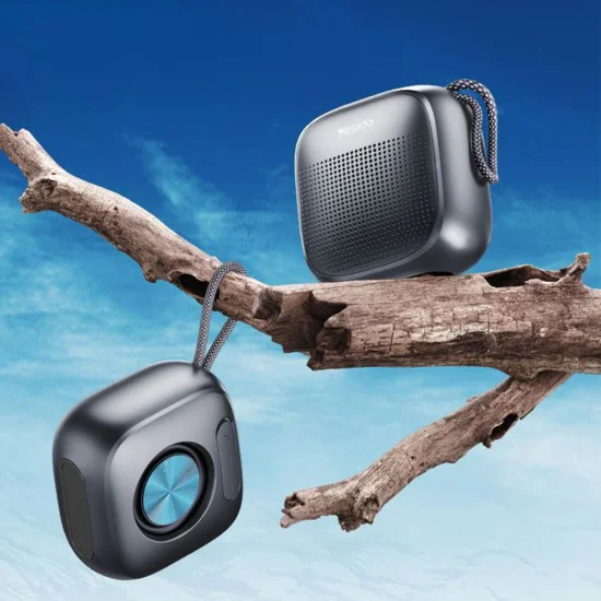 Безжична тонколона (YSW24) - Yesido - Bluetooth 5.3, мини дизайн, водоустойчива, връзка за ръка, TF/AUX - Черно