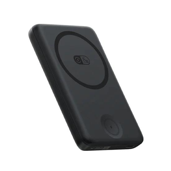 Магнитна външна батерия EnerFill FT11 (P1008210G123-00) - Baseus - за Apple Watch/iPhone, 10000mAh, 27W - Космическо черно