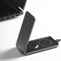 Безжична зарядна станция Proove Metal Edge (WSME15010003) - MagSafe, Сгъваема, 15W - Сива