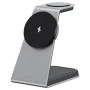 Безжична зарядна станция Proove Omni Power (WSOP15020003) - MagSafe, 3в1, 15W - Сива
