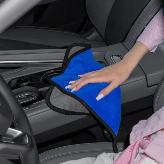 Микрофибърни кърпи за почистване на автомобил Proove Carshine (2 броя) - 30x30см - Сини