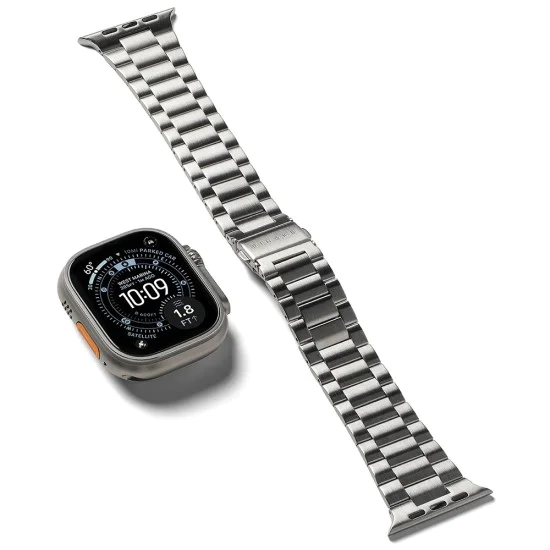 Метална верижка за Apple Watch (44/45/46/49mm) - Ringke Metal One Air - Сребриста