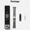 Метална верижка за Apple Watch (44/45/46/49mm) - Ringke Metal One Air - Сребриста