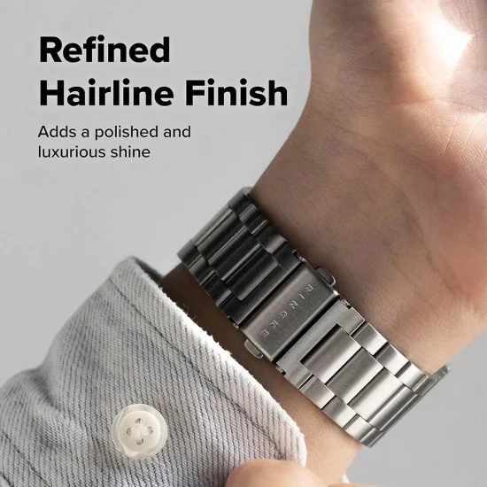 Метална верижка за Samsung Galaxy Watch8 / Classic - Ringke Metal One Air - Сребриста