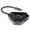 Докинг станция Proove Gaming Spectre 5в1 (HBPG10221205) - HDMI, USB 3.0, PD100W - Тъмносива