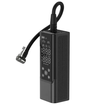 Портативен компресор за гуми Proove Assistant Pro (PPAP80010901) - с батерия, LED, 120W - Черен
