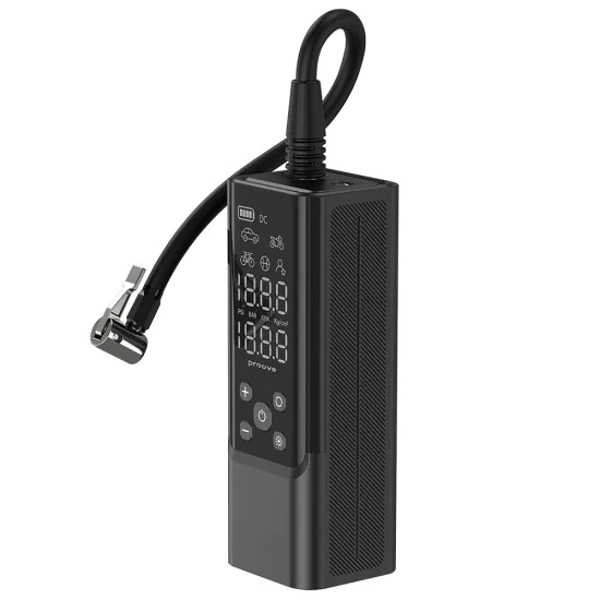 Портативен компресор за гуми Proove Assistant Pro (PPAP80010901) - с батерия, LED, 120W - Черен