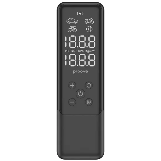 Мини компресор за гуми Proove Assistant Mini (PPAM85010901) - за запалка, 85W - Черен