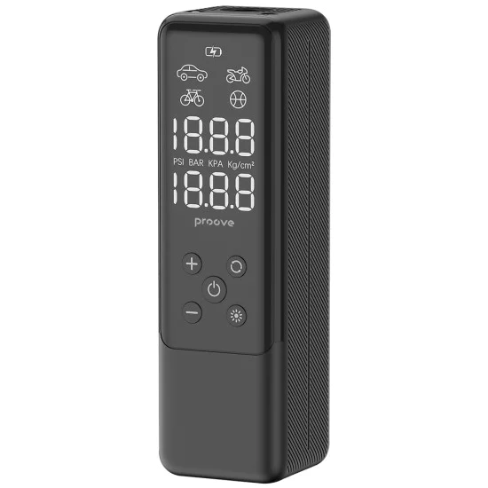 Мини компресор за гуми Proove Assistant Mini (PPAM85010901) - за запалка, 85W - Черен