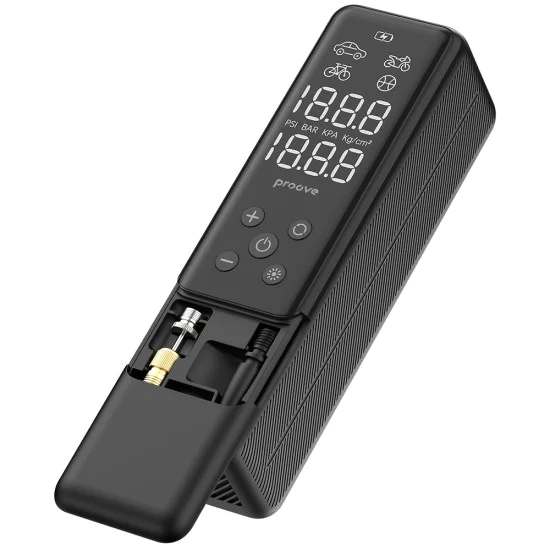 Мини компресор за гуми Proove Assistant Mini (PPAM85010901) - за запалка, 85W - Черен