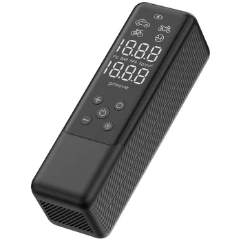 Мини компресор за гуми Proove Assistant Mini (PPAM85010901) - за запалка, 85W - Черен