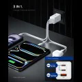 Зарядно устройство Spigen Essential EE673EU (ACH08710) - USB, 2x Type-C, Quantum Boost, 67W - Бяло