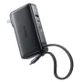 Външна батерия Nomos NT11 Omni (P10078807123-00) - Baseus - с USB-C кабел, 10000mAh, 67W, дисплей - Космическо черно