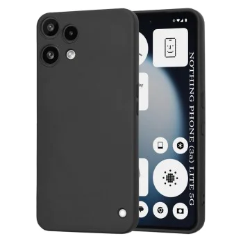 Калъф за Nothing Phone (3a) Lite - Techsuit SoftFlex - Черен