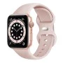 Силиконова каишка за Apple Watch (38/40/41/42mm) - Techsuit Watchband (W031) - Светлорозова