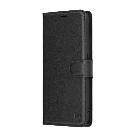 Калъф тип тефтер за Nothing Phone (3a) Lite - Techsuit Leather Folio - Черен