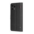 Калъф тип тефтер за Nothing Phone (3a) Lite - Techsuit Leather Folio - Черен