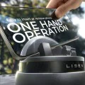 Стойка за кола (YL0224060015) за табло - Lisen - 360° ротация, стабилно закрепване, неплъзгаща се, автоматично заключване - Черно