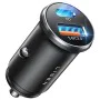 Зарядно за кола (YL0223090002) - Lisen - бързо зареждане, USB, Type-C, PD36W, QC18W - Черно