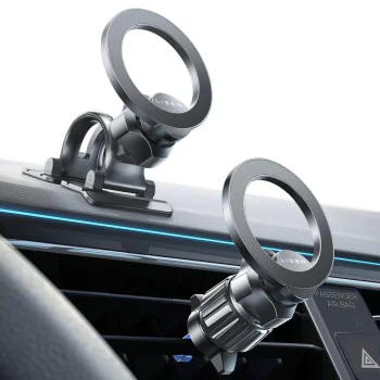 Стойка за кола (YL0223110033) за вентилация и табло - Lisen - MagSafe, универсална, многоъгълна настройка - Черно