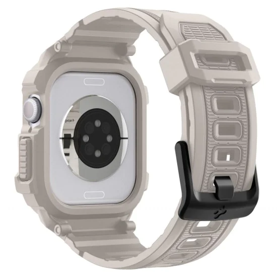 Каишка за Apple Watch 10 / 11 46mm - Rugged Armor Pro V2 - Spigen - Dune Beige