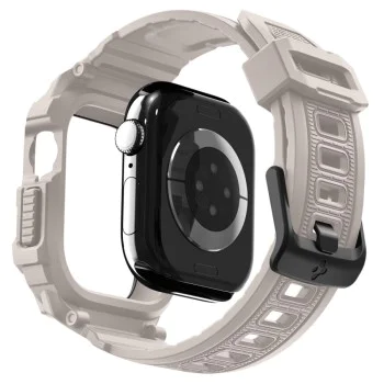 Каишка за Apple Watch 10 / 11 46mm - Rugged Armor Pro V2 - Spigen - Dune Beige