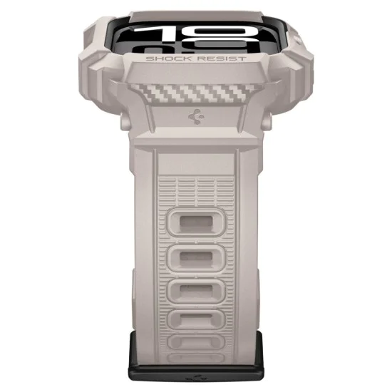 Каишка за Apple Watch 10 / 11 46mm - Rugged Armor Pro V2 - Spigen - Dune Beige