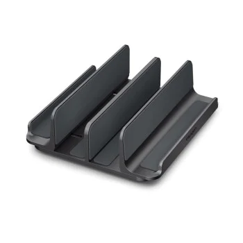 Вертикална стойка за лаптоп Spigen LD208S4 (AMP10640) - за 4 устройства, регулируема - Сива