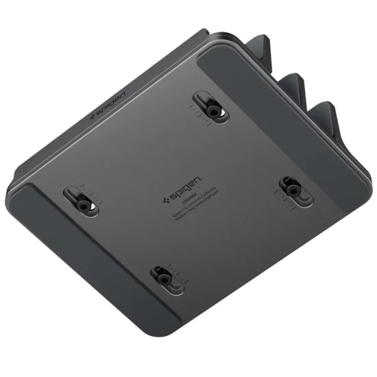 Вертикална стойка за лаптоп Spigen LD208S4 (AMP10640) - за 4 устройства, регулируема - Сива