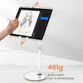 Настолна стойка (YL0420050002) за iPad и телефони (4.7-13) - Lisen - регулируема алуминиева стойка - Черно