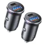 Зарядно за кола (YL0223080037) (2 броя) - Lisen - USB, Type-C, PD36W, Q3.0, 12V/24V - Черно