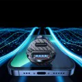 Зарядно за кола (YA0222080015) - Ainope - USB, Type-C, PD30W, с халка за изваждане, алуминиева сплав, 12V/24V - Черно