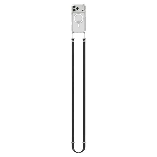 Ремък за телефон Spigen DA30L (AFA10614) - за врат/през рамо, магнитно регулиране - Черен