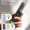 Torras - Ostand Magnetic Ring - Въртяща се на 360° стойка, държач за телефон/ръкохватка, лесно закрепване - тъмносин