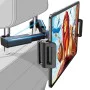 Стойка за кола (YL0221030002) за телефон и таблет до 12.9" - Lisen - за подглавник, регулируема - Черно